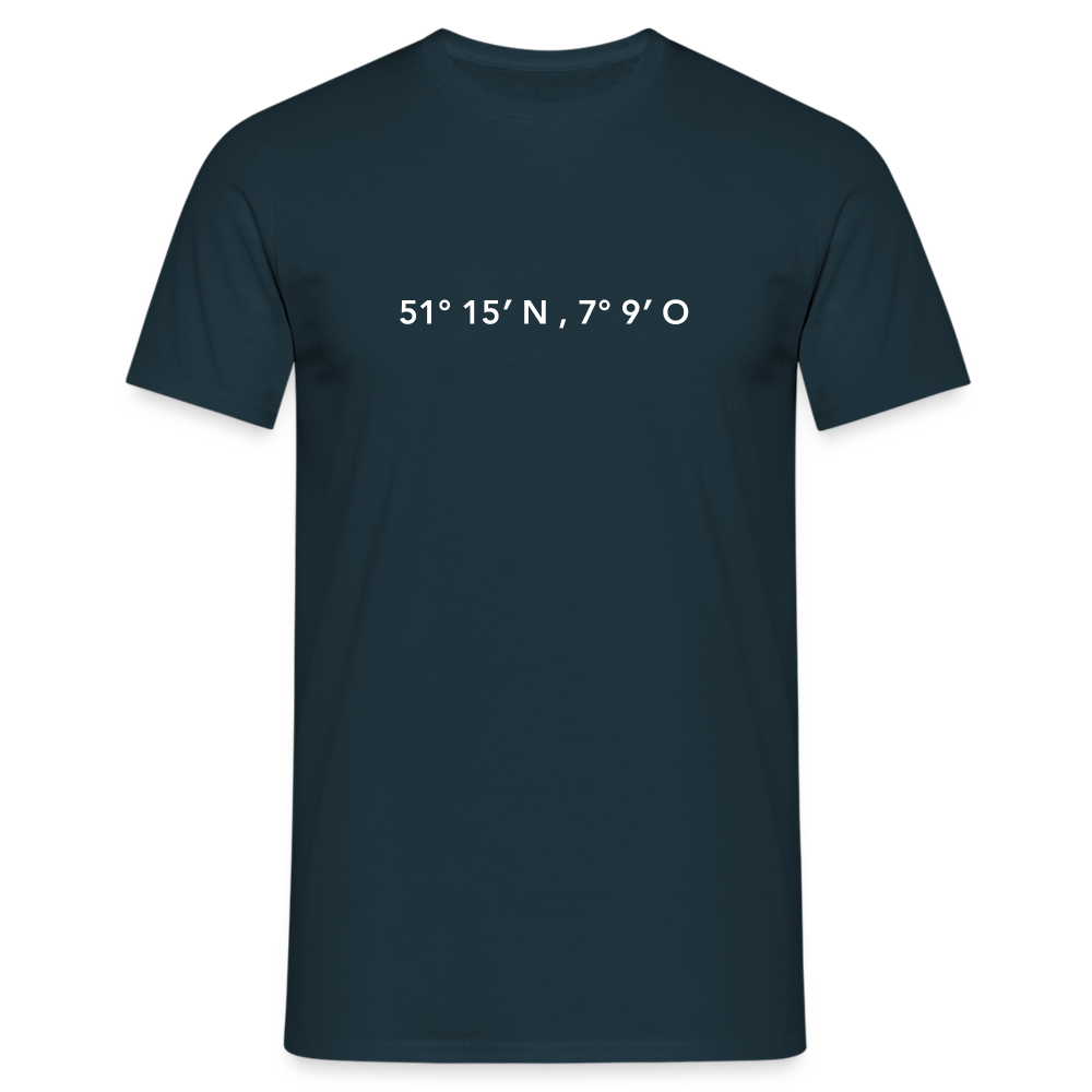 T-Shirt Wuppertal "GPS" Bright Edition - navy