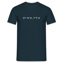 T-Shirt Wuppertal "GPS" Bright Edition - navy