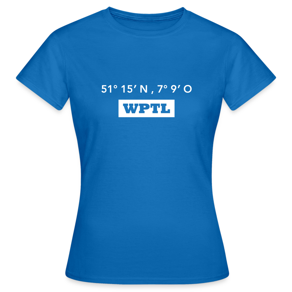 T-Shirt Ladies WPTL "GPS" Bright Edition - royal blue