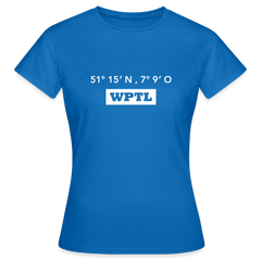 T-Shirt Ladies WPTL "GPS" Bright Edition - royal blue