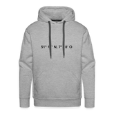 Hoodie Schwelm "GPS" Dark Edition - heather grey