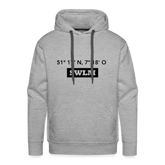 Hoodie Schwelm "SWLM GPS" Dark Edition - heather grey