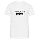 T-Shirt Schwelm "SWLM GPS" - white