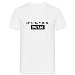 T-Shirt Schwelm "SWLM GPS" - white