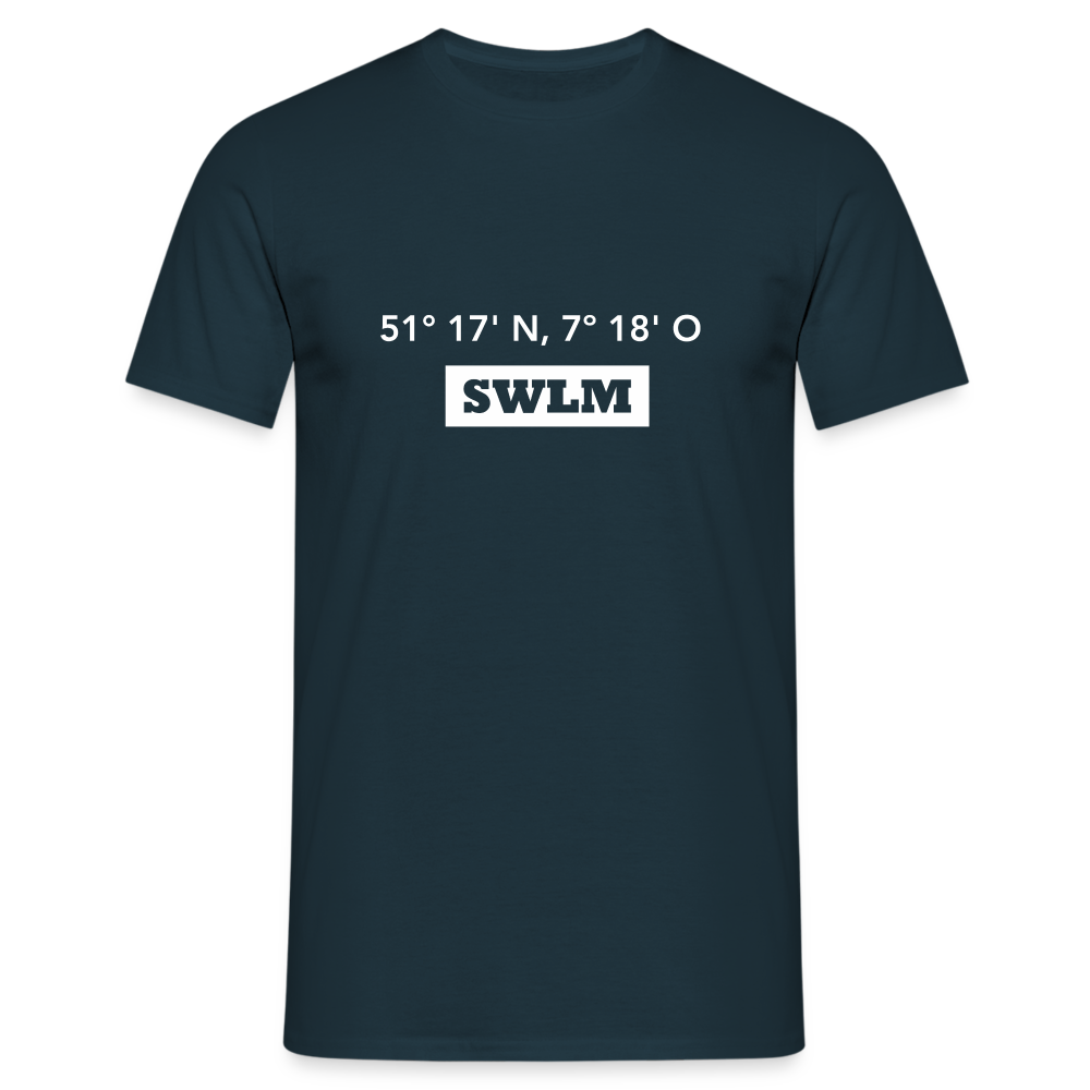 T-Shirt Schwelm "SWLM GPS" Bright Edition - navy