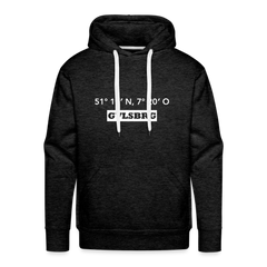 Hoodie Gevelsberg "GVLSBRG GPS" Bright Edition - charcoal grey