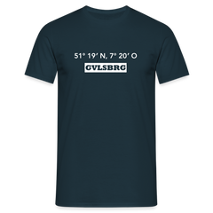 T-Shirt Gevelsberg "GVLSBRG GPS" Bright Edition - navy