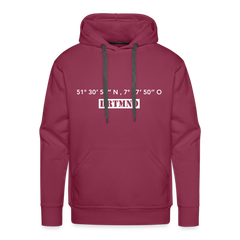 Hoodie Dortmund "DRTMND GPS" Bright Edition - bordeaux