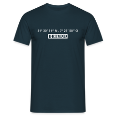 T-Shirt Dortmund "DRTMND GPS" Bright Edition - navy