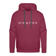 Hoodie Herne "GPS" Bright Edition - bordeaux