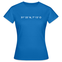 T-Shirt Ladies Herne "GPS" Bright Edition - royal blue