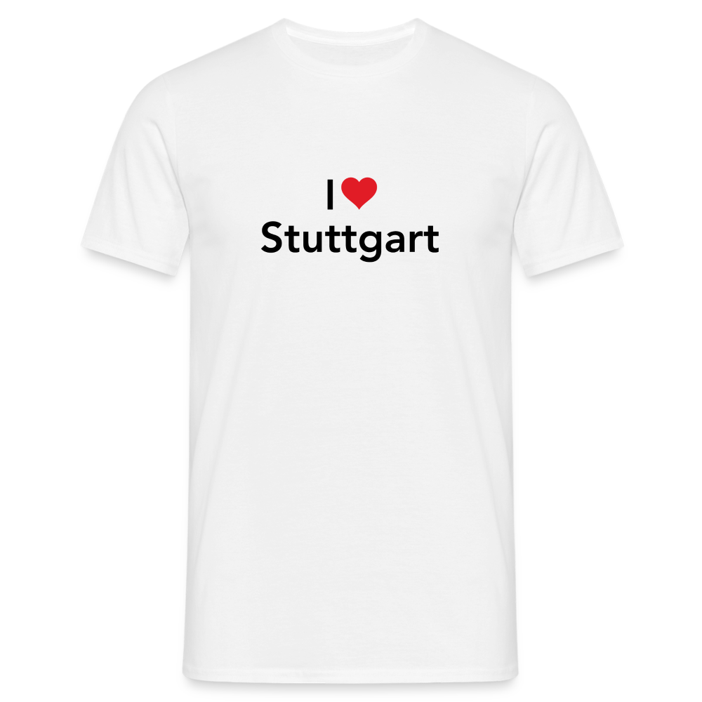T-Shirt "I Love Stuttgart" - white