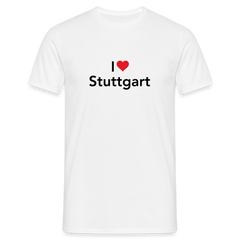T-Shirt "I Love Stuttgart" - white