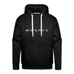 Hoodie Stuttgart "GPS" Bright Edition - charcoal grey