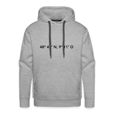 Hoodie Stuttgart "GPS" Dark Edition - heather grey