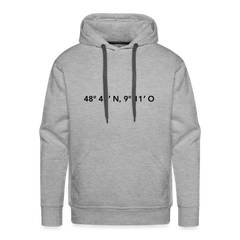 Hoodie Stuttgart "GPS" Dark Edition - heather grey
