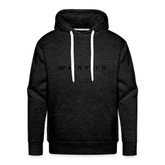 Hoodie Stuttgart "GPS" Dark Edition - charcoal grey