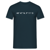 T-Shirt Stuttgart "GPS" Bright Edition - navy