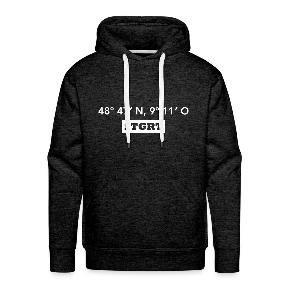 Hoodie Stuttgart "STGRT GPS" Bright Edition - charcoal grey