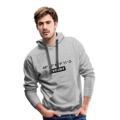 Hoodie Stuttgart "STGRT GPS" Dark Edition - heather grey