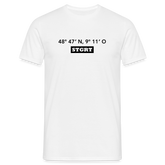 T-Shirt Stuttgart "STGRT GPS" - white
