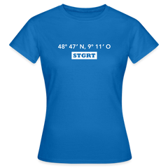 T-Shirt Ladies Stuttgart "STGRT GPS" Bright Edition - royal blue