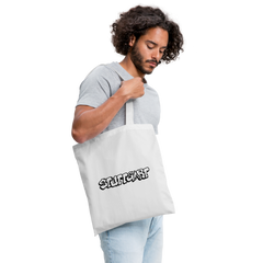 Tote Bag Stuttgart "Graffiti Black" - white