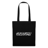 Tote Bag Stuttgart "Graffiti White" - black