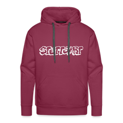 Hoodie Stuttgart "Graffiti" Bright Edition - bordeaux