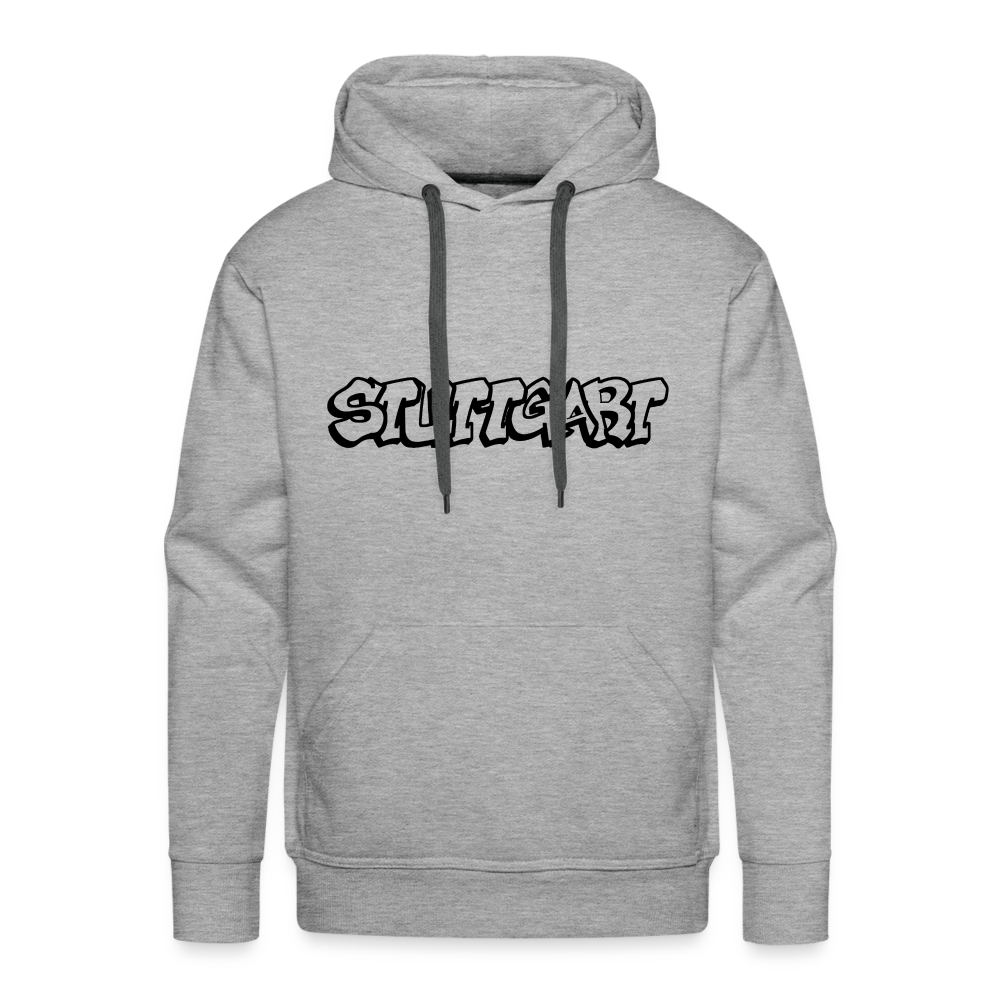Hoodie Stuttgart "Graffiti" Dark Edition - heather grey