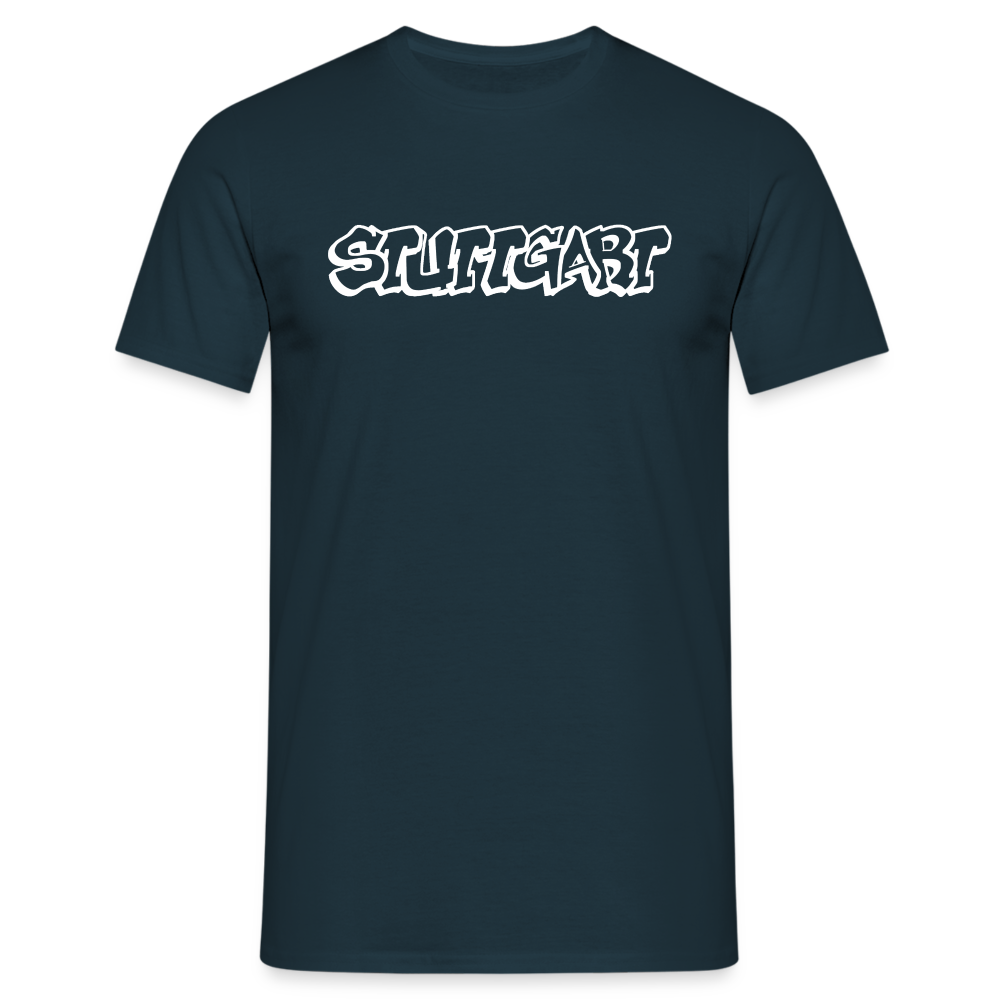 T-Shirt Stuttgart "Graffiti" Bright Edition - navy