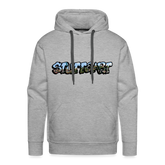 Hoodie Stuttgart "Panorama Graffiti" - heather grey