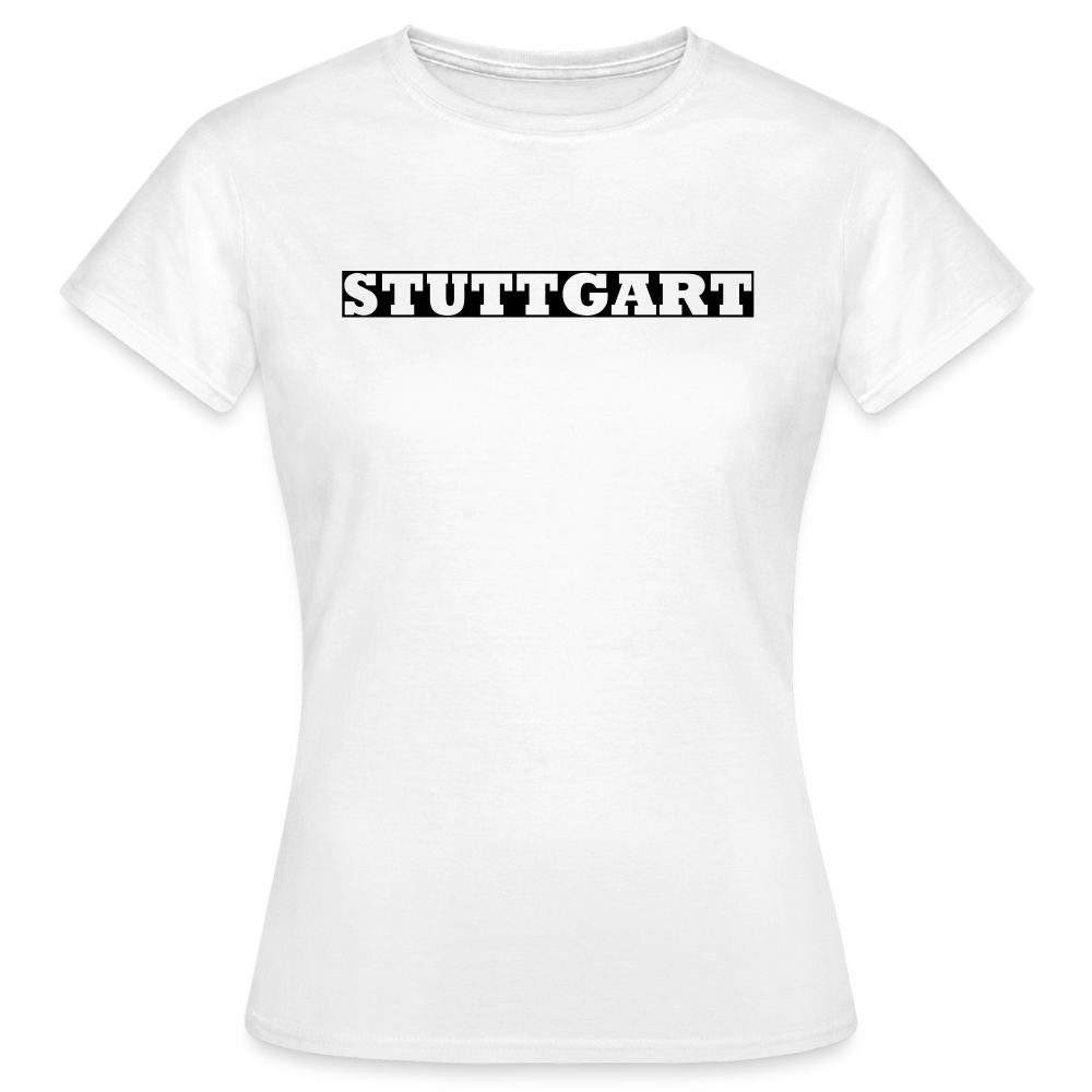 T-Shirt Ladies Stuttgart "Bold" - white