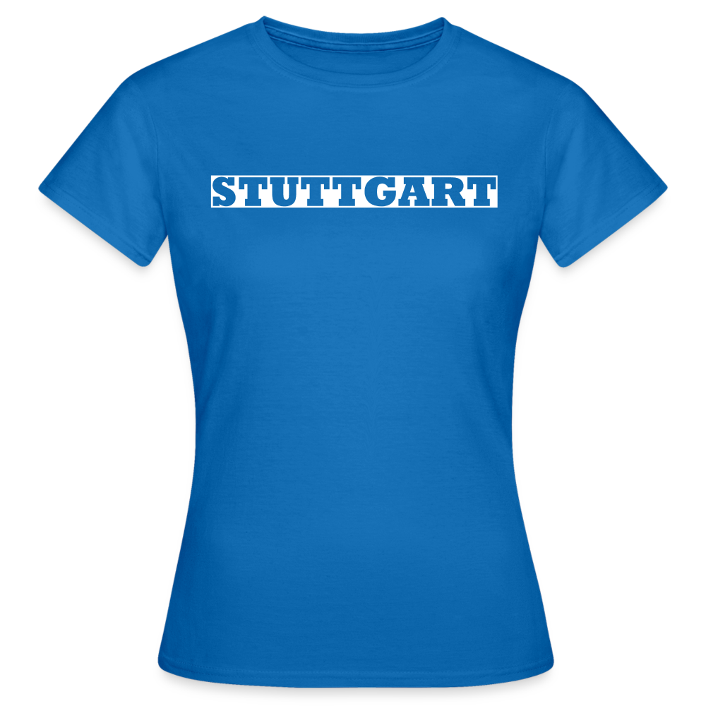 T-Shirt Ladies Stuttgart "Bold" Bright Edition - royal blue