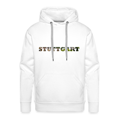 Hoodie Stuttgart "Panorama Bold" - white