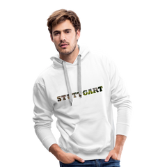 Hoodie Stuttgart "Panorama Bold" - white