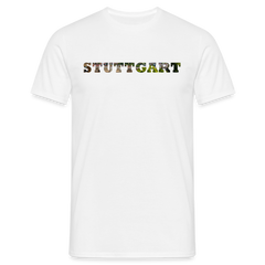 T-Shirt Stuttgart "Panorama Bold" - white