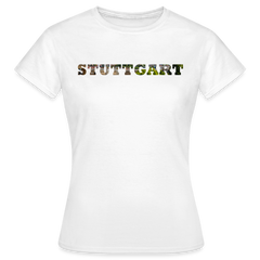 T-Shirt Ladies Stuttgart "Panorama Bold" - white