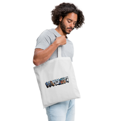 Tote Bag Hamburg "Graffiti" - white
