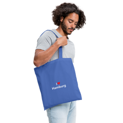 Tote Bag "I Love Hamburg" - light blue