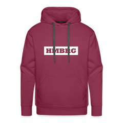 Hoodie Hamburg "HMBRG" Bright Edition - bordeaux