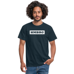 T-Shirt Hamburg "HMBRG" Bright Edition - navy