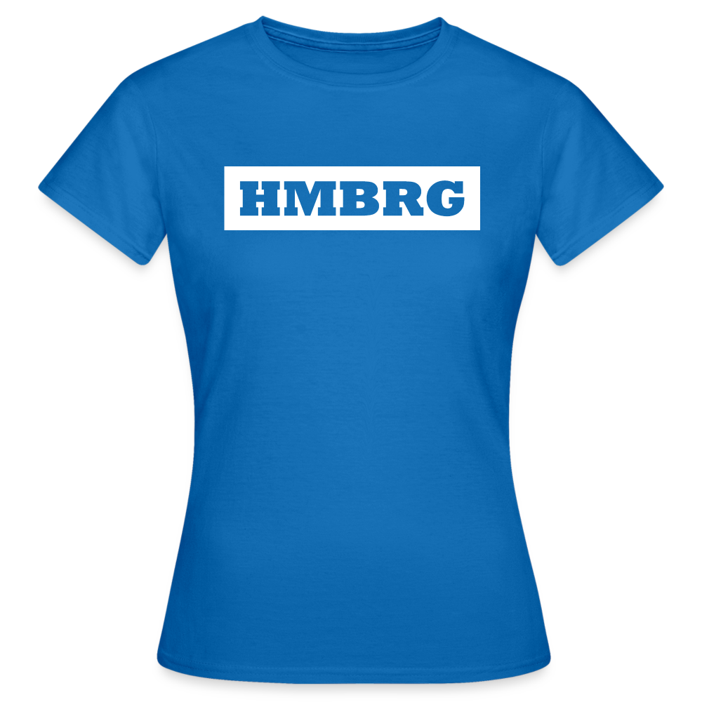 T-Shirt Ladies Hamburg "HMBRG" Bright Edition - royal blue