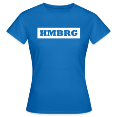 T-Shirt Ladies Hamburg "HMBRG" Bright Edition - royal blue