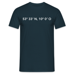 T-Shirt Hamburg "GPS" Bright Edition - navy