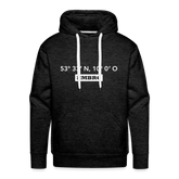 Hoodie Hamburg "HMBRG GPS" Bright Edition - charcoal grey