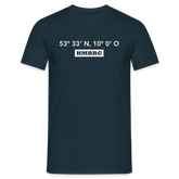 T-Shirt Hamburg "HMBRG GPS" Bright Edition - navy