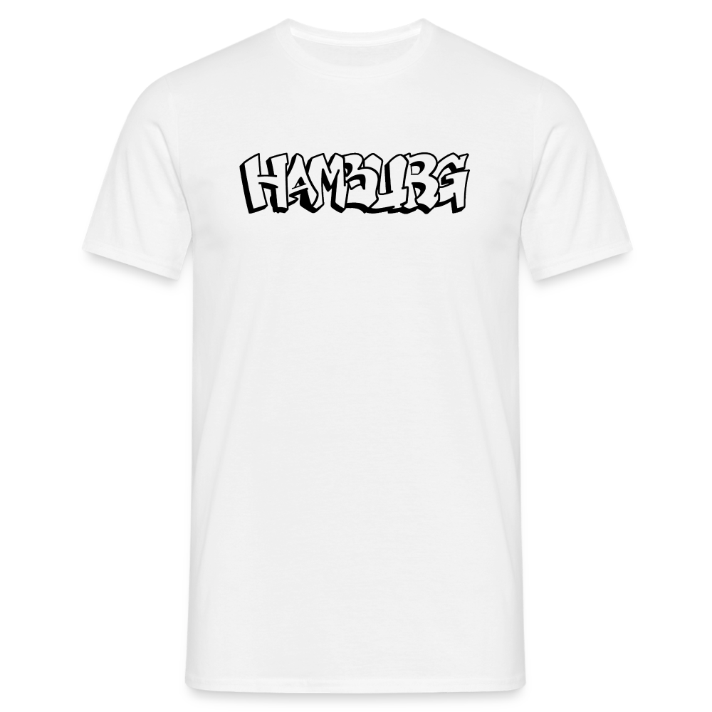 T-Shirt Hamburg "Graffiti" - white