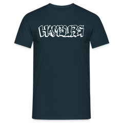 T-Shirt Hamburg "Graffiti" Bright Edition - navy