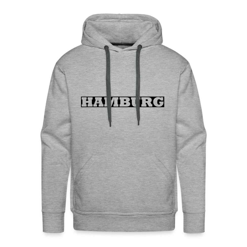 Hoodie Hamburg "Bold" Dark Edition - heather grey
